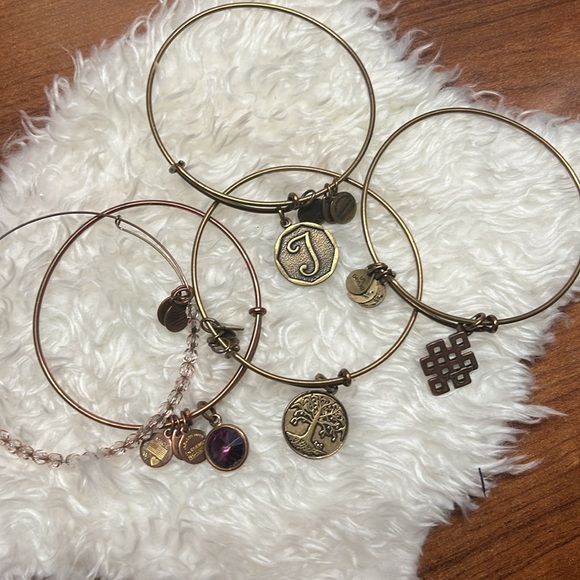 Alex and Ani Bracelet Stack - Picture 1 of 3